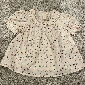 Little Cotton clothes petal floral blouse 18-24m